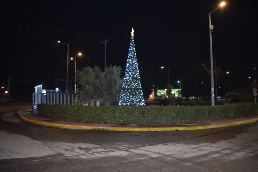 ΒΙΟΠΑ: Φωταγωγήθηκε το Χριστουγεννιάτικο δέντρο με ευχές και κεράσματα